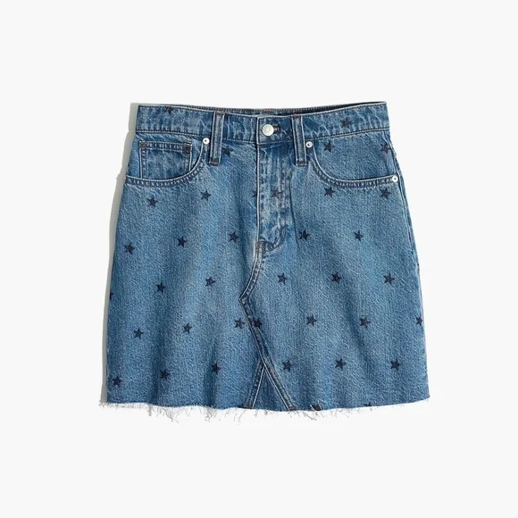 Madewell star denim skirt size 26 - Picture 3 of 11
